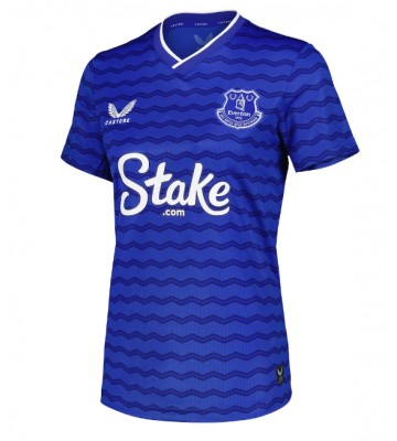 Everton Vitaliy Mykolenko #16 Hjemmebanetrøje Dame 2025-26 Kortærmet